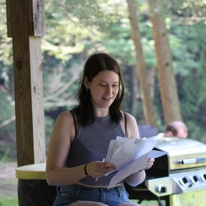 Rachel as president of family reunion