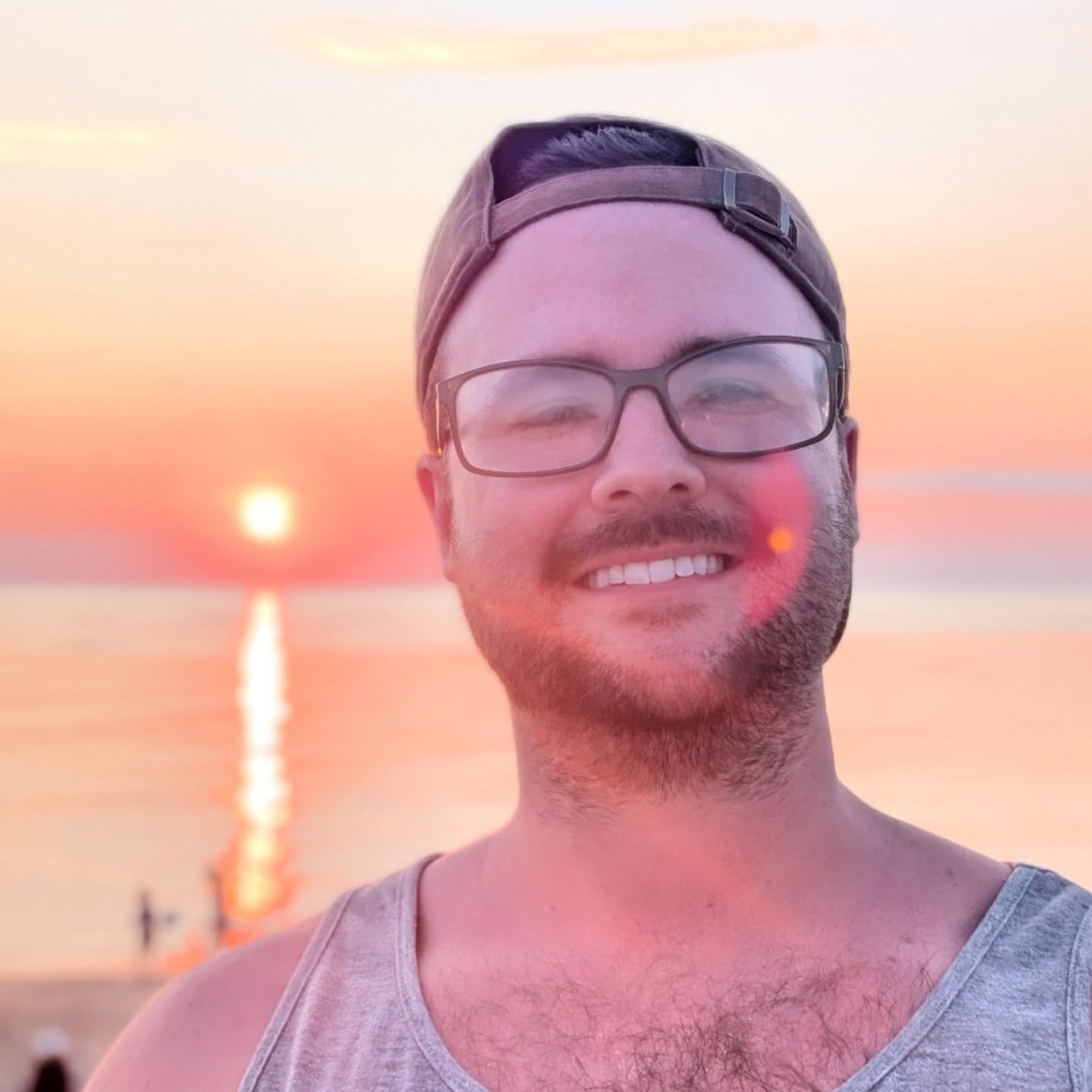 Portrait at sunset