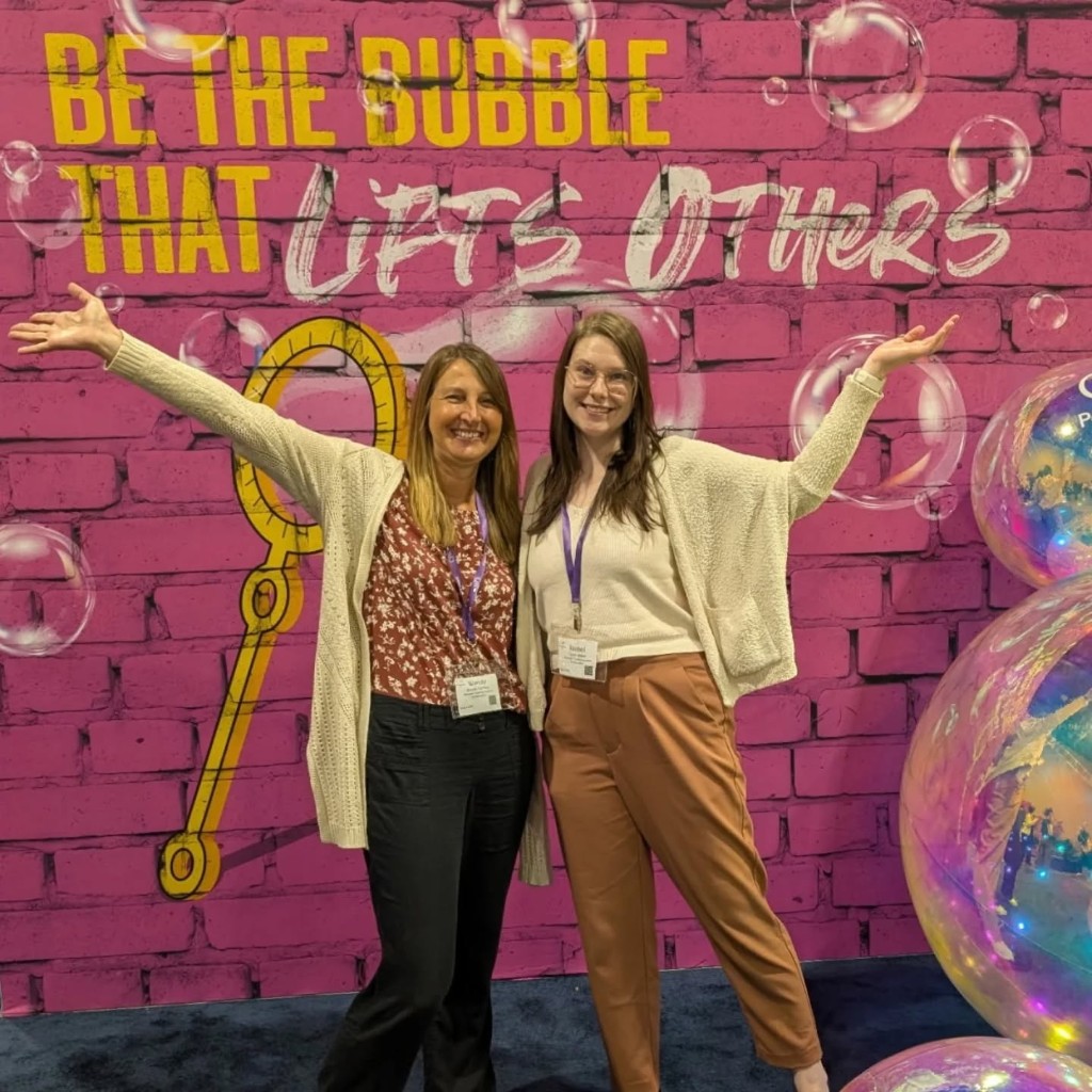 Rachel at women's conference in Philadelphia